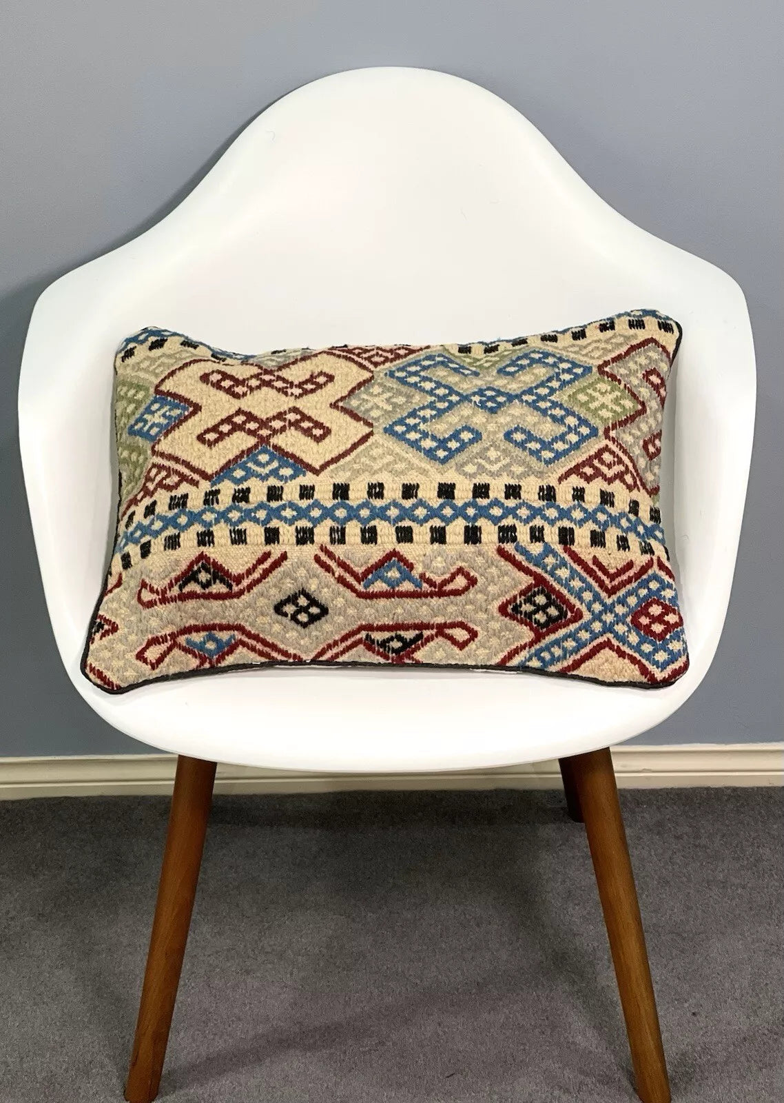 Afghan Kilim Cushion Cover ( 50CM X 35 CM ) AF #142