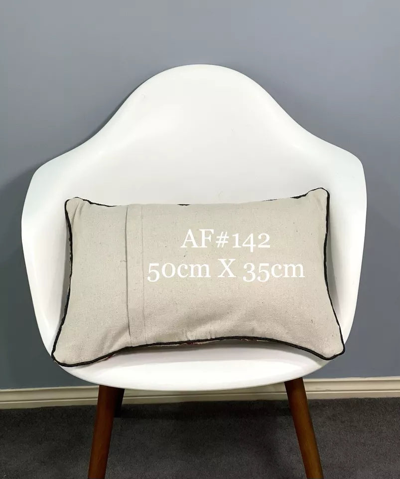 Afghan Kilim Cushion Cover ( 50CM X 35 CM ) AF #142