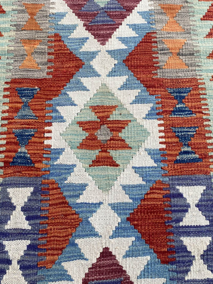 Handmade Flat Weave Kilim Rug (194 CM x 70 CM) SK#1085