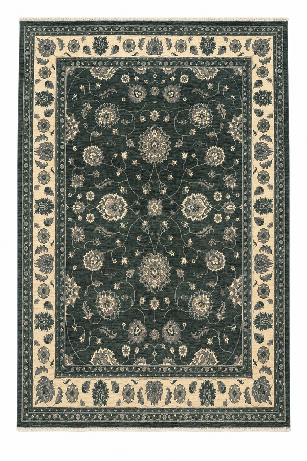 Handmade Afghan Forest Green Chobi Rug, 324 CM x 244 CM