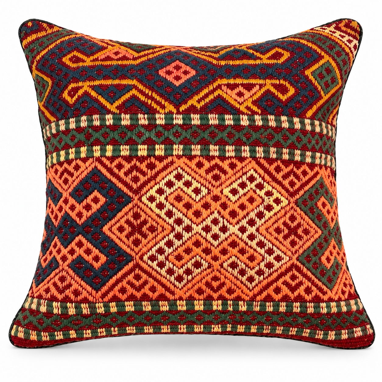 Handmade Kuchi Design Cushion Cover 45cm X 45cm AF#84