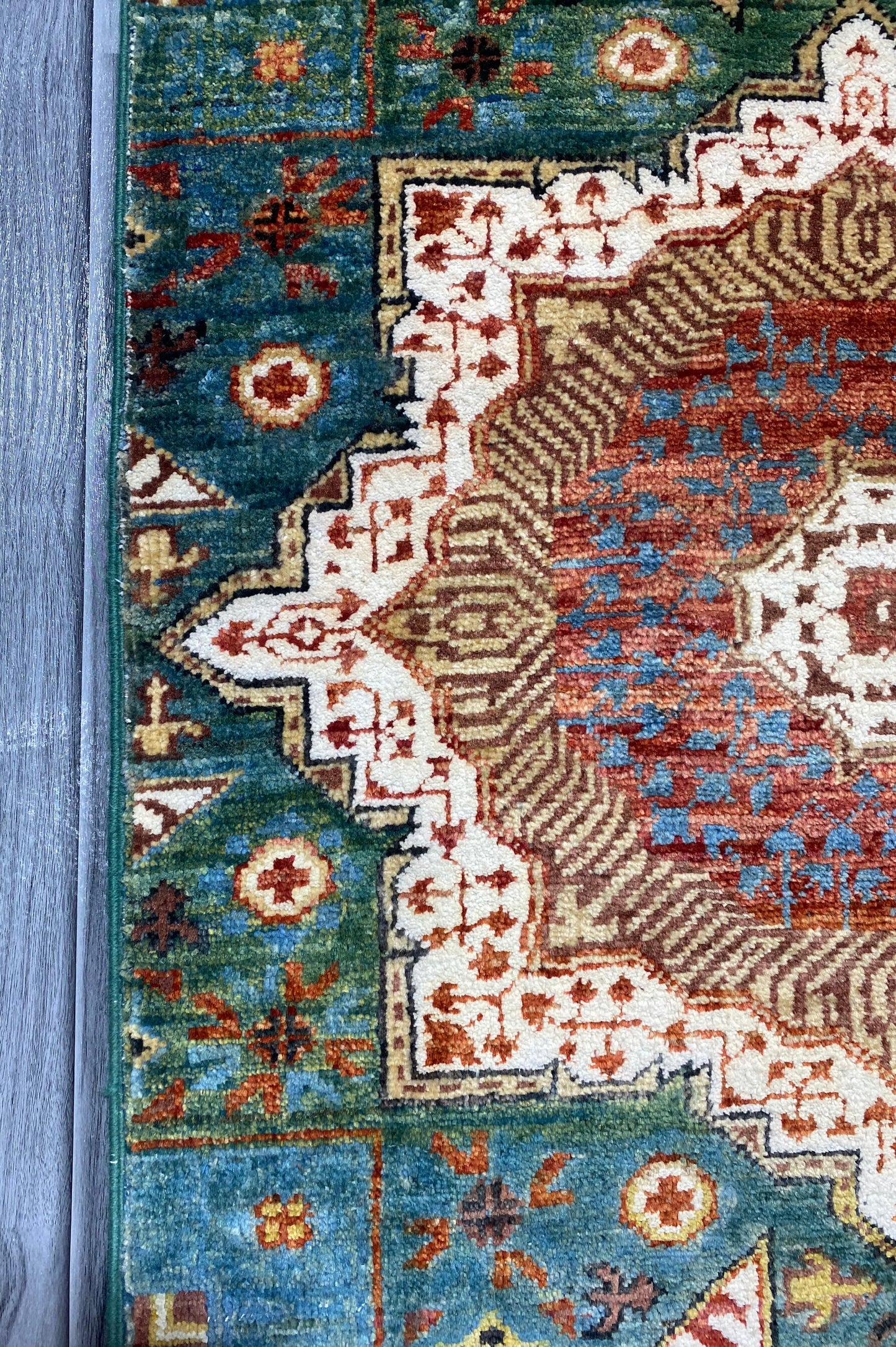 Hand Knotted Chobi Hallway Runner Rug | 145 CM x 62 CM SK# 992