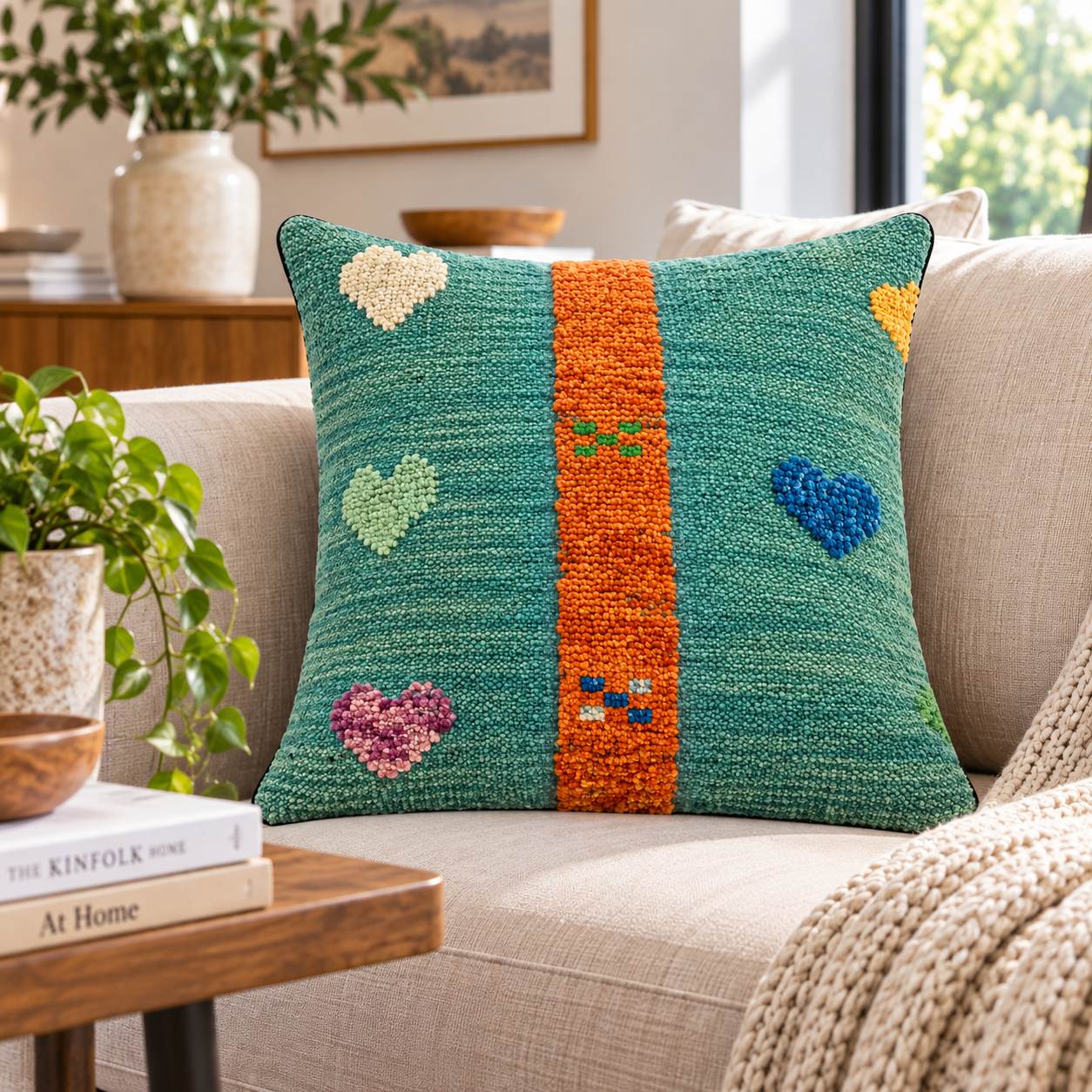 Handmade Modern Design Cushion cover 50 CM X 50 CM AF# 220
