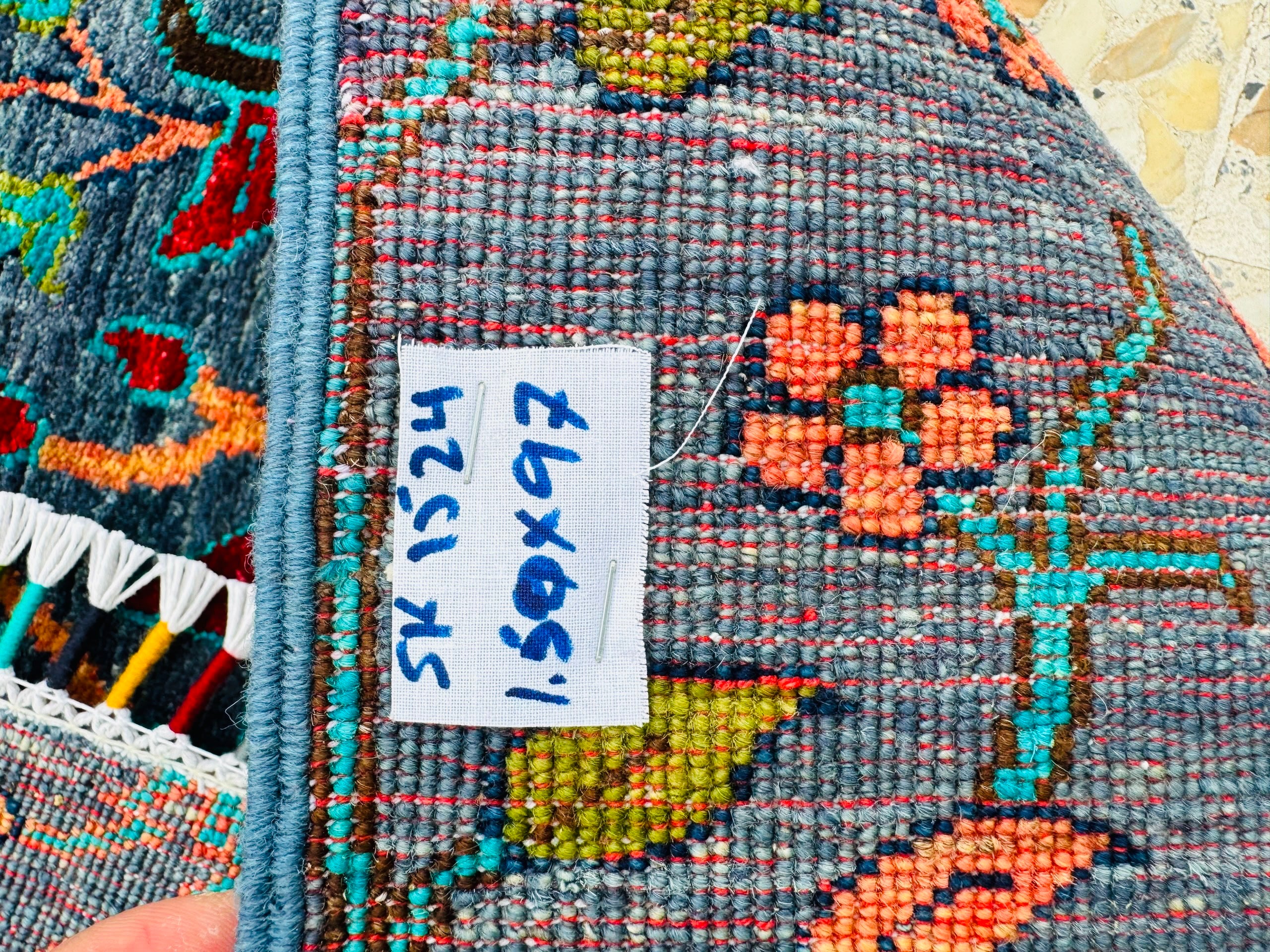 Handmade Chobi Pictorial Wool Rug   150 CM x 97 CM  SK#2019