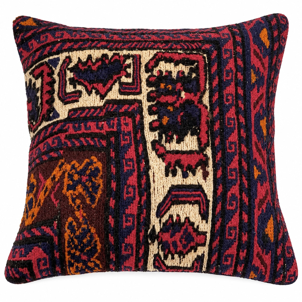 Handmade Kuchi Design Cushion Cover 45 CM X 45 CM AF#645