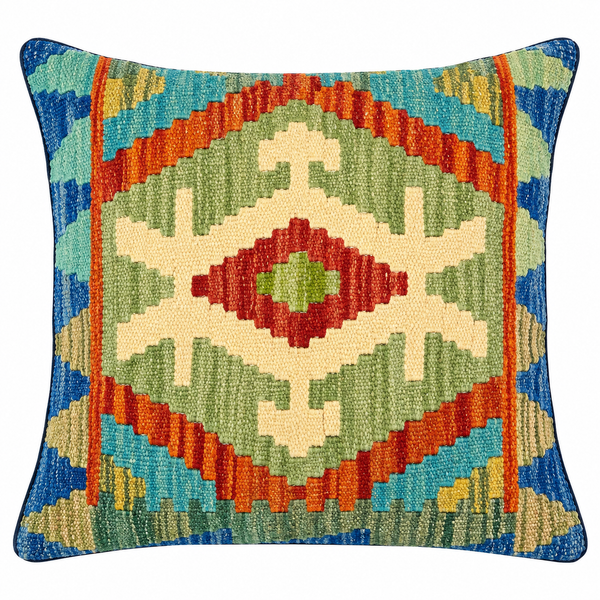 Handmade Chobi Cushion Cover 45 CM X 45 CM  AF# 313