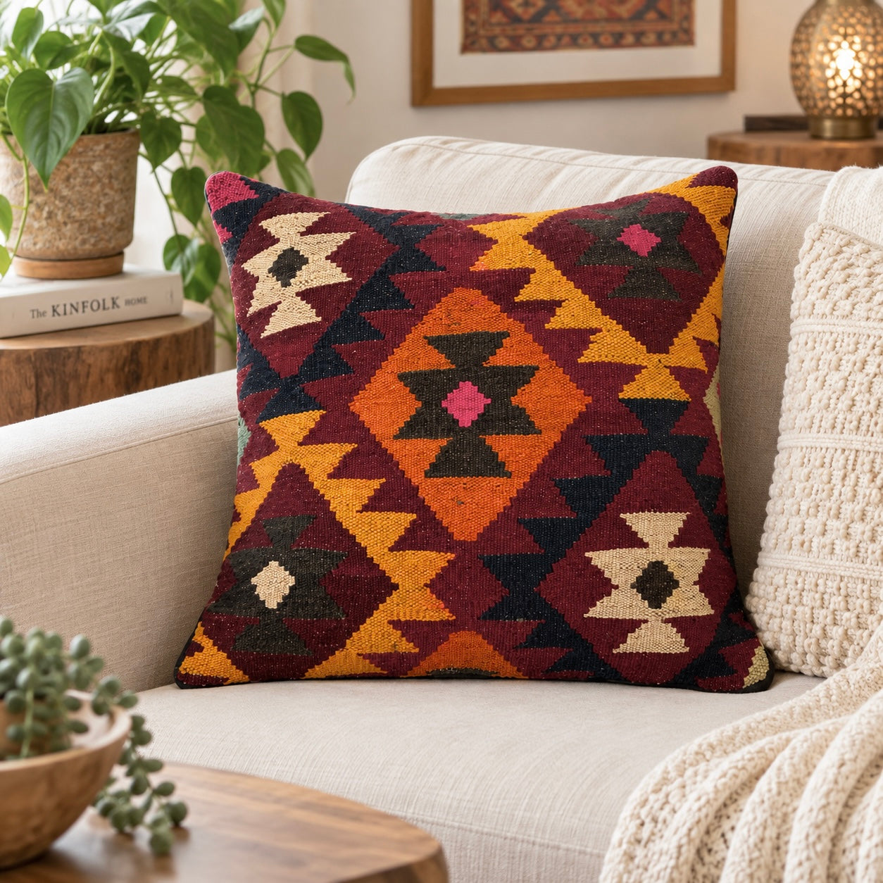 Handmade Traditional Cushion Cover 45cm X 45cm AF#644