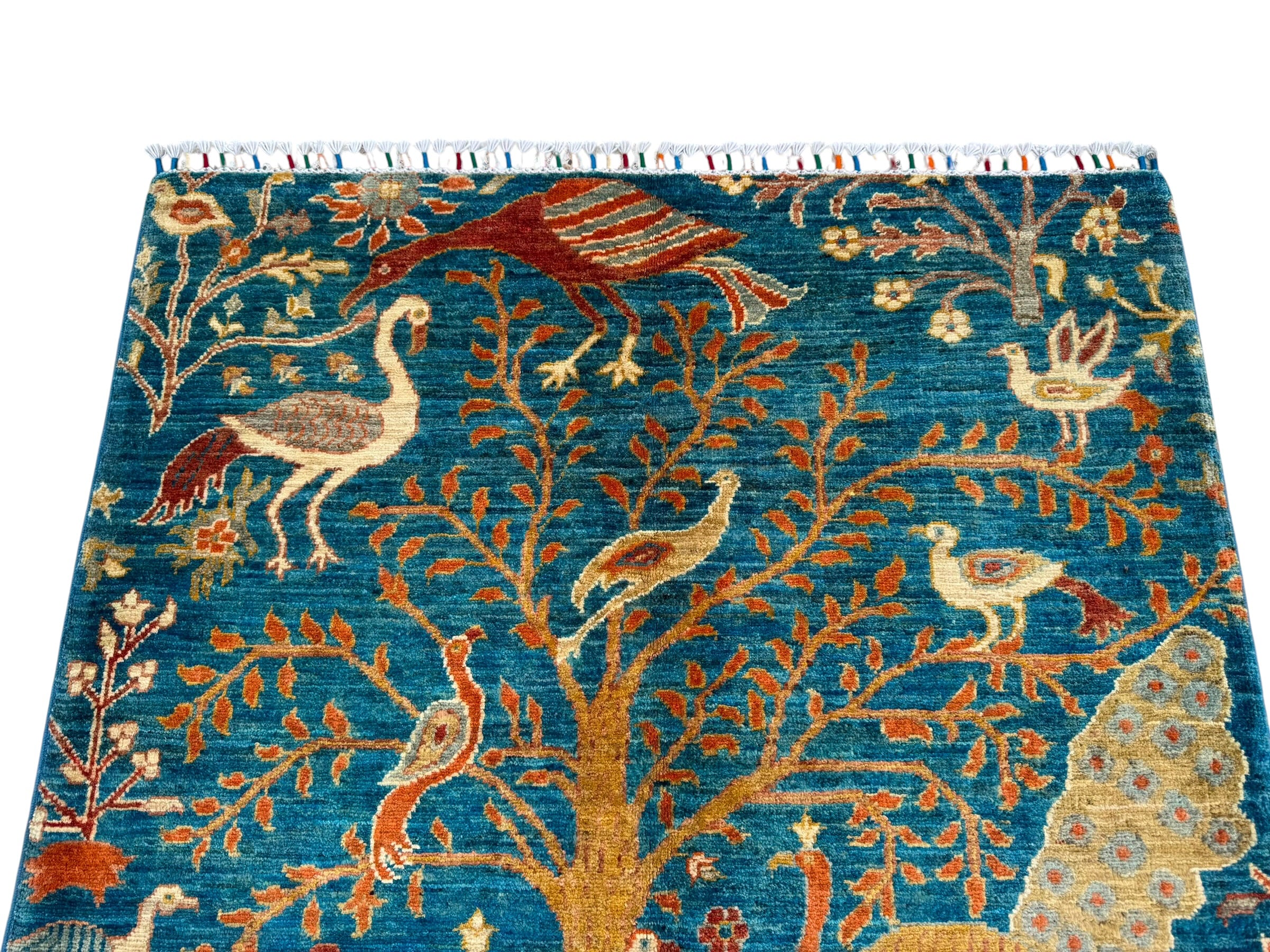 Handmade Chobi Pictorial Wool Rug   153 CM x 100 CM  SK#1525