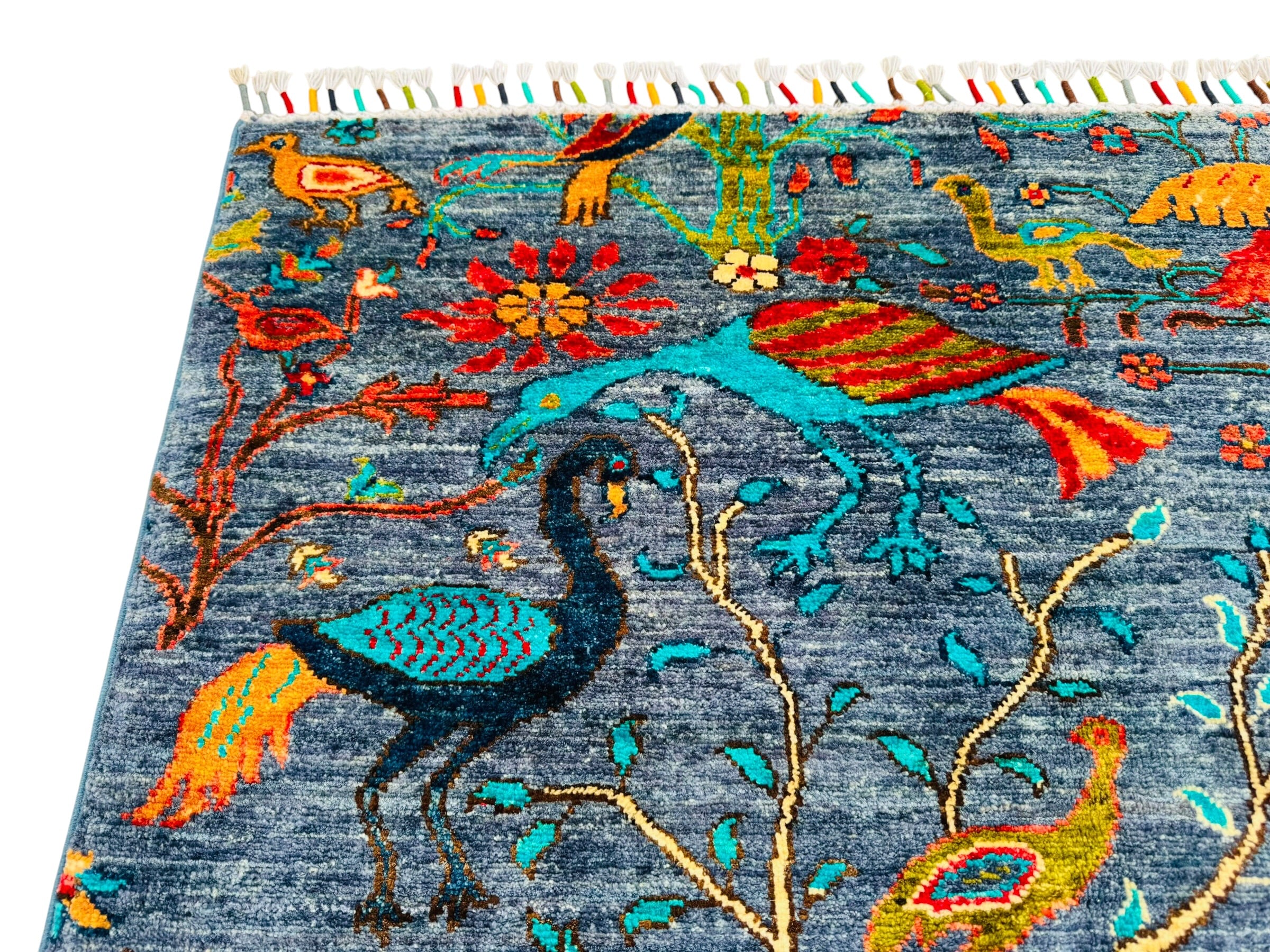 Handmade Chobi Pictorial Wool Rug   150 CM x 97 CM  SK#2019