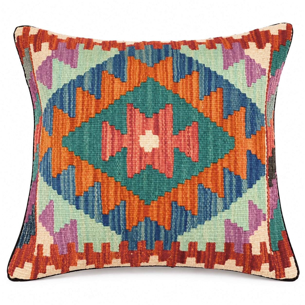 Handmade Chobi Design Kilim Cushion Cover 45 cm x 45 cm AF#128