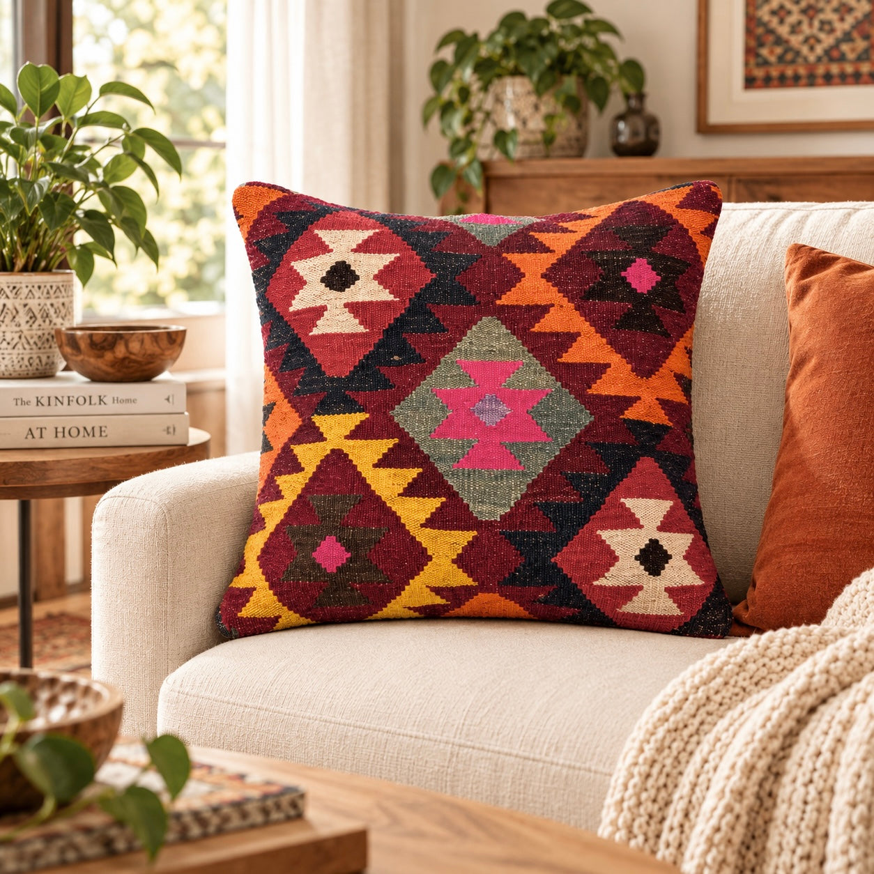Handmade Traditional Cushion Cover 45cm X 45cm AF#667
