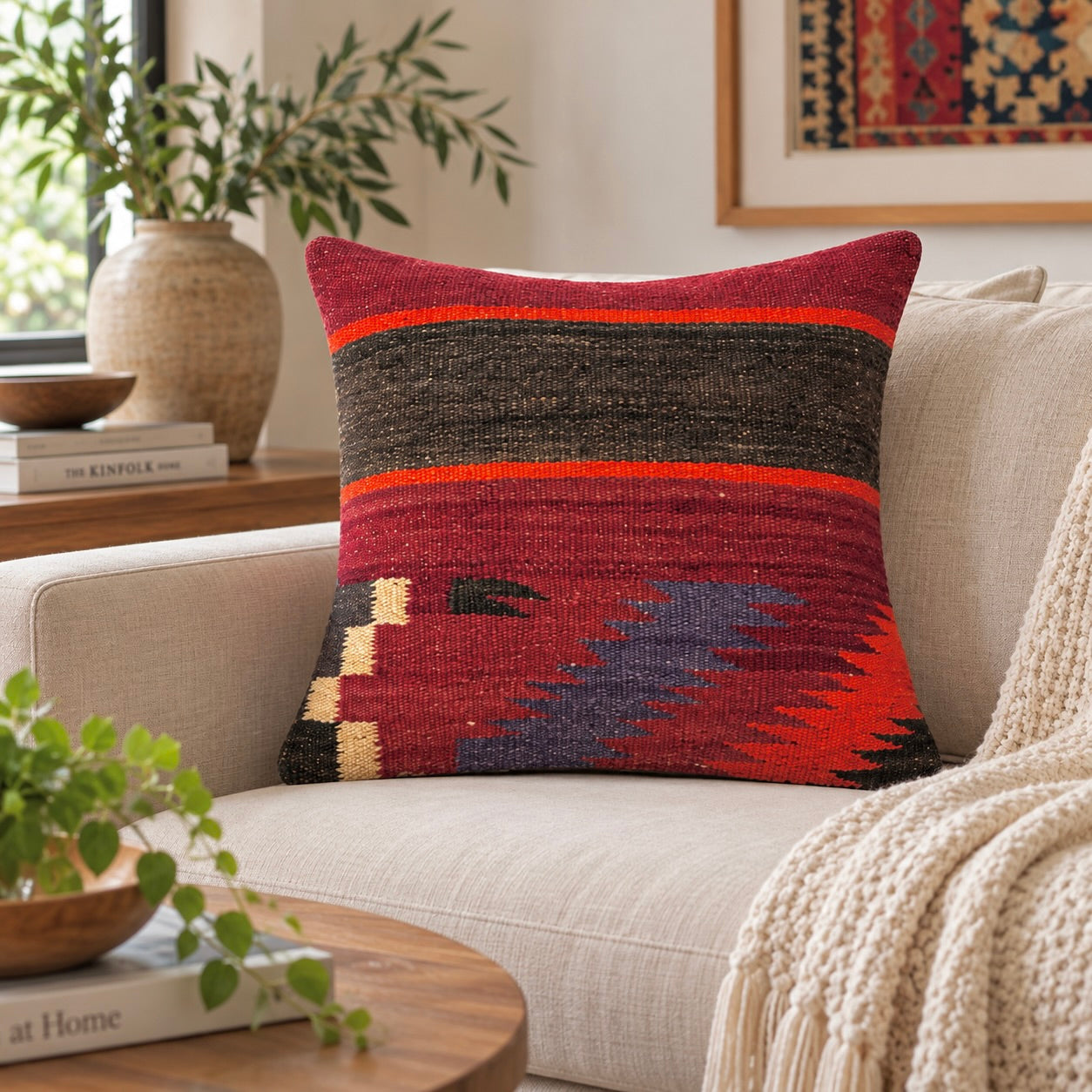 Handmade Traditional Cushion Cover 40cm x 40cm AF# 421