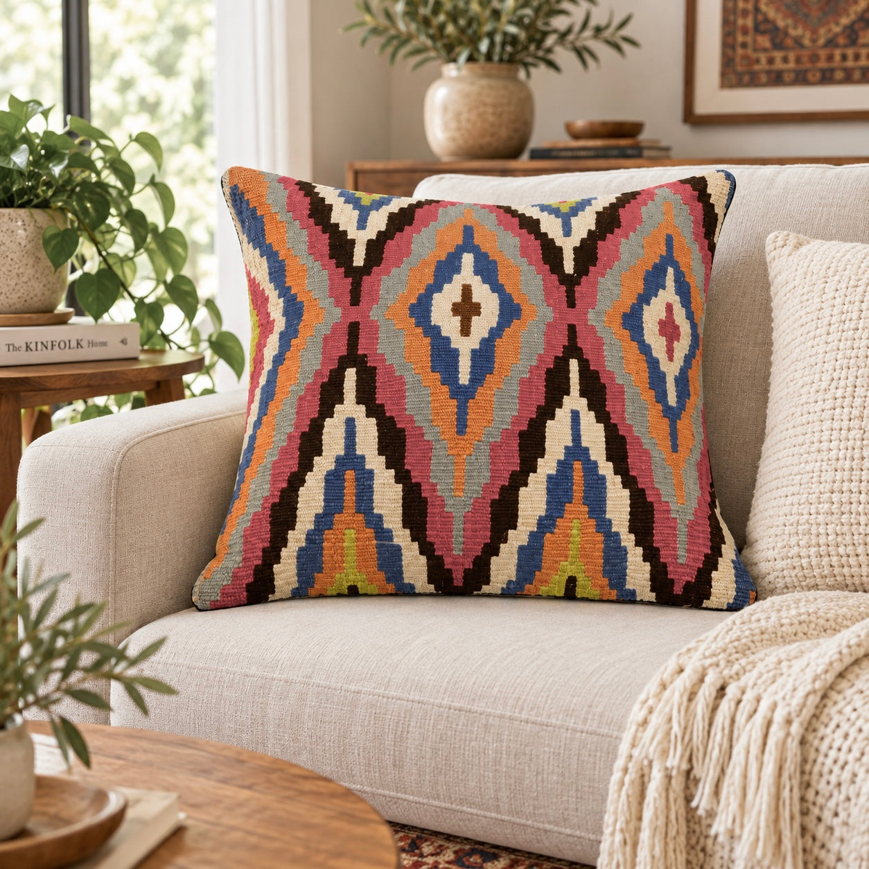Handmade Chobi Cushion Cover 50 CM X 50 CM  AF#501