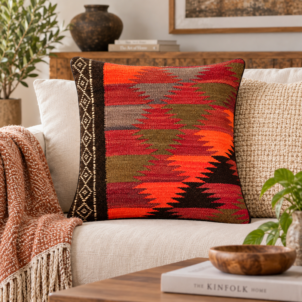 Handmade Traditional Cushion Cover 43 cm X 43 cm AF# 351