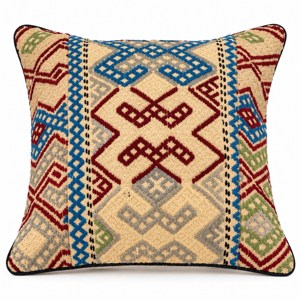 Handmade Kuchi Design Cushion Cover 45cm X 45cm AF#106