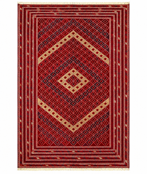Hand-Knotted Tribal Meshwani Rug 280 CM x 204 CM SK#1483
