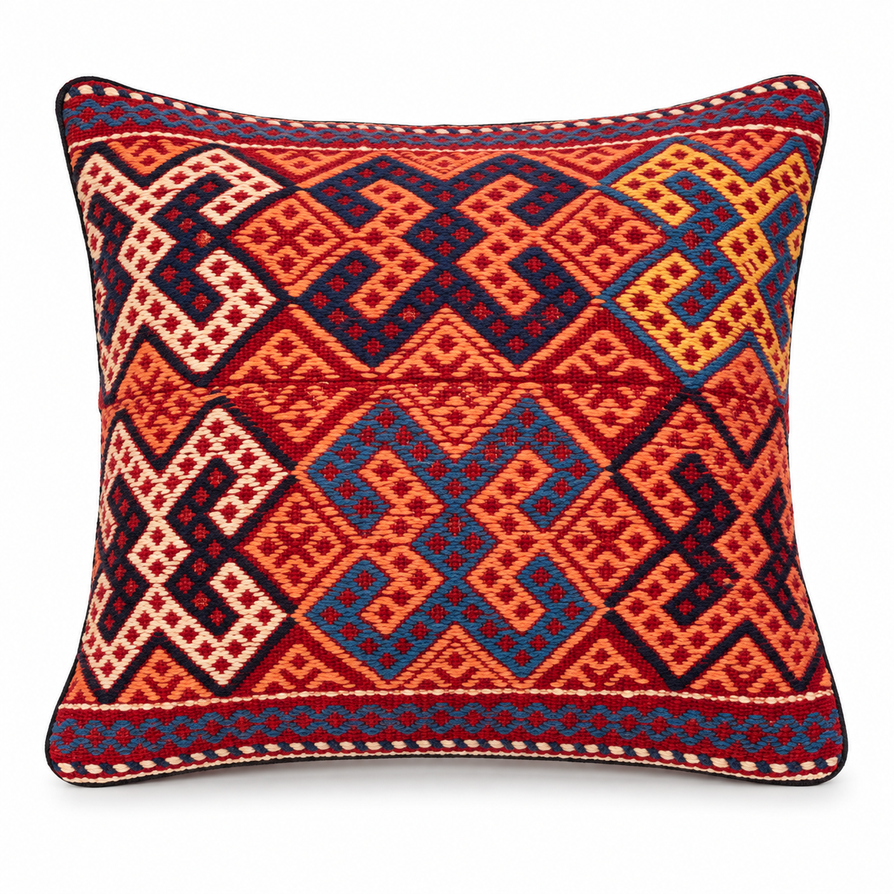 Handmade Kuchi Design Cushion Cover 45cm X 45cm AF# 184