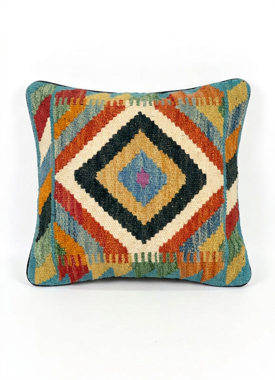 Chobi Design Kilim Cushion Cover 45 cm x 45 cm AF#128