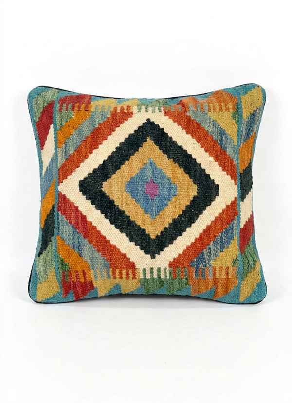 Chobi Design Kilim Cushion Cover 45 cm x 45 cm AF#128