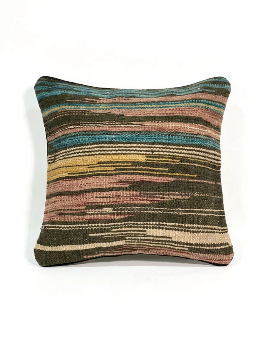 Modern Design Kilim Cushion Cover 45 cm X 45 cm AF#94