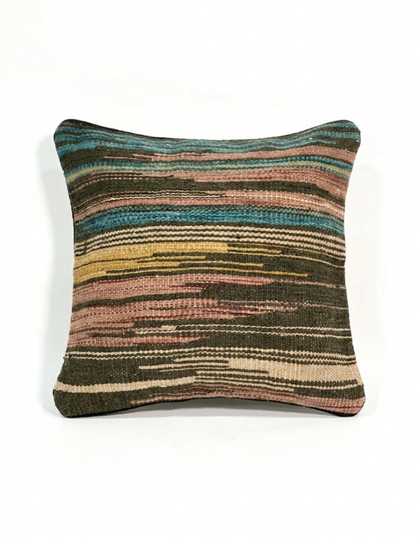 Modern Design Kilim Cushion Cover 45 cm X 45 cm AF#94