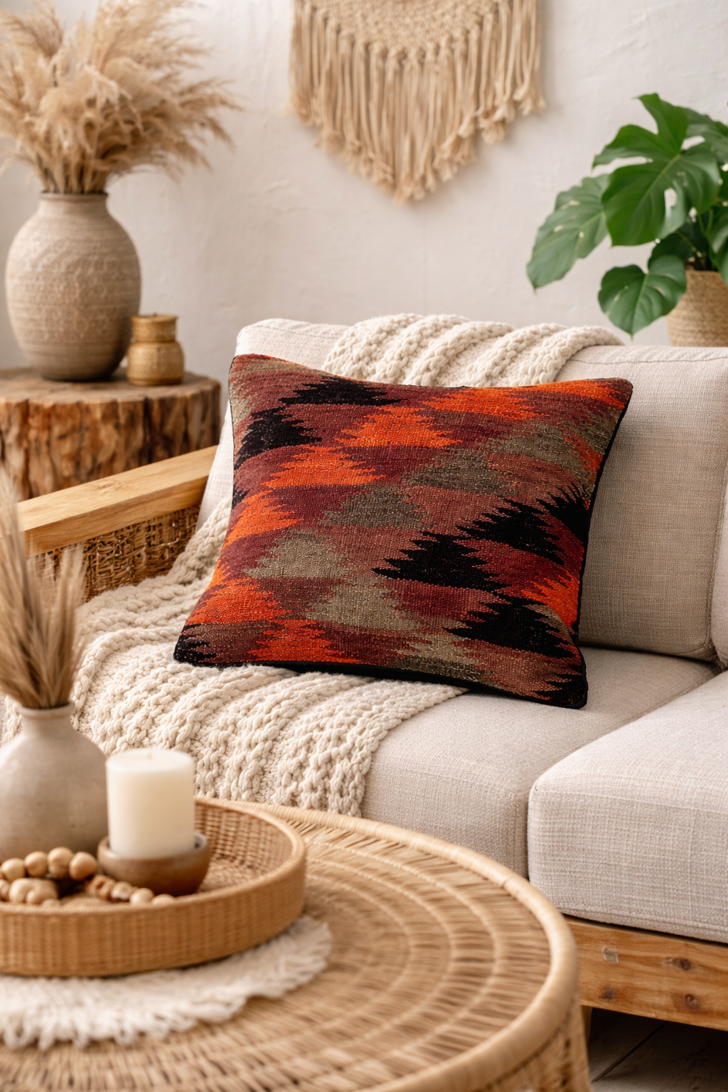 Handmade Traditional Design Cushion Cover 45 CM x 45 CM AF#16