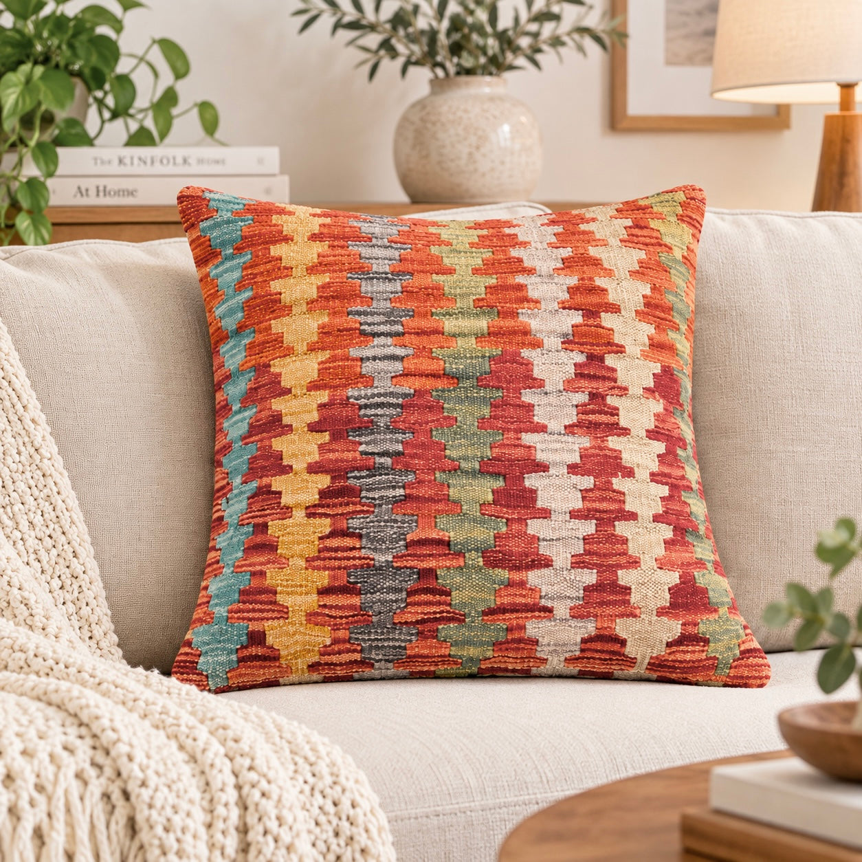 Handmade Chobi Cushion Cover 50 CM X 50 CM  AF#699