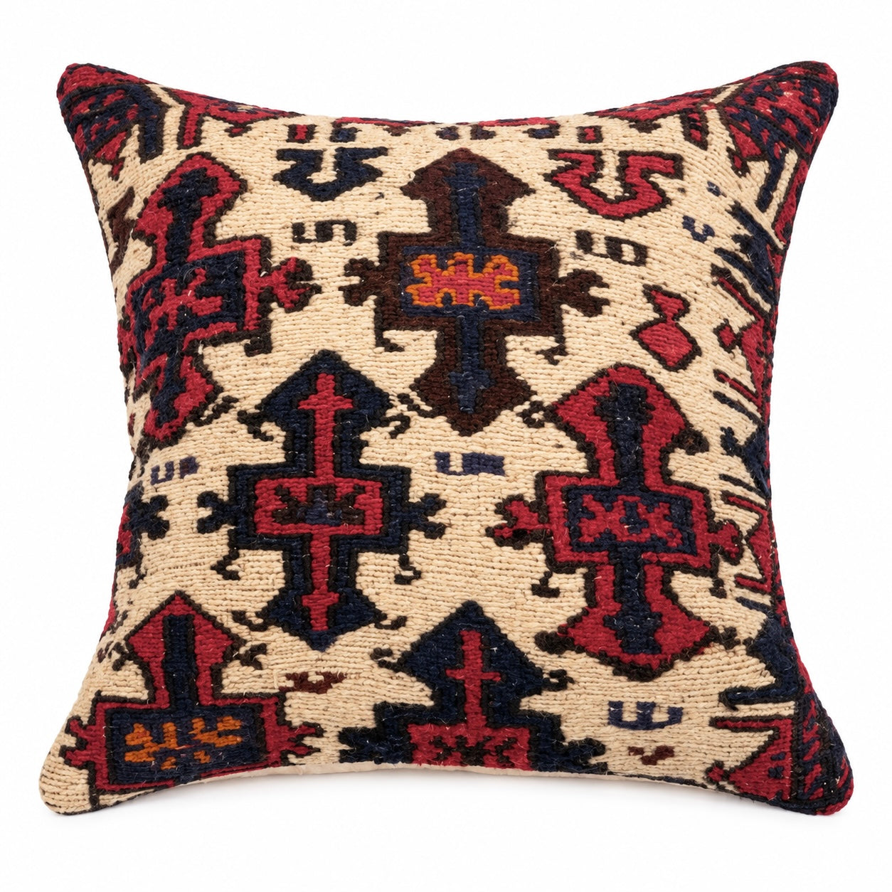 Handmade Kuchi Design Cushion Cover 50 CM X 50 CM AF#646