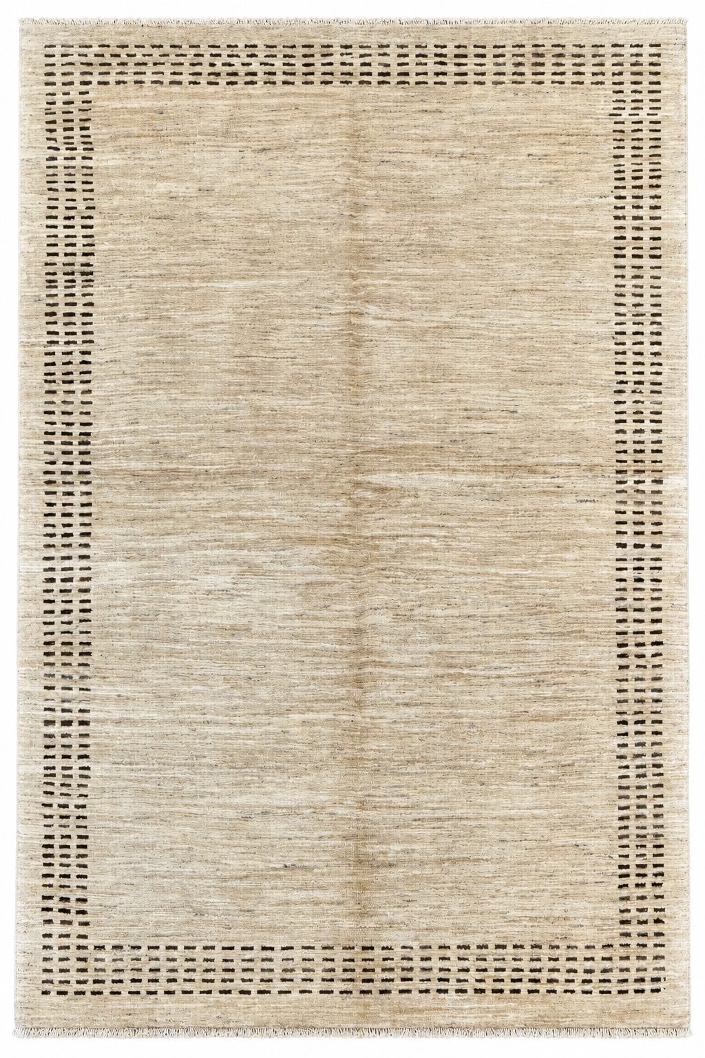 Handmade Afghan Modern Cream Rug, 225 x 145 CM