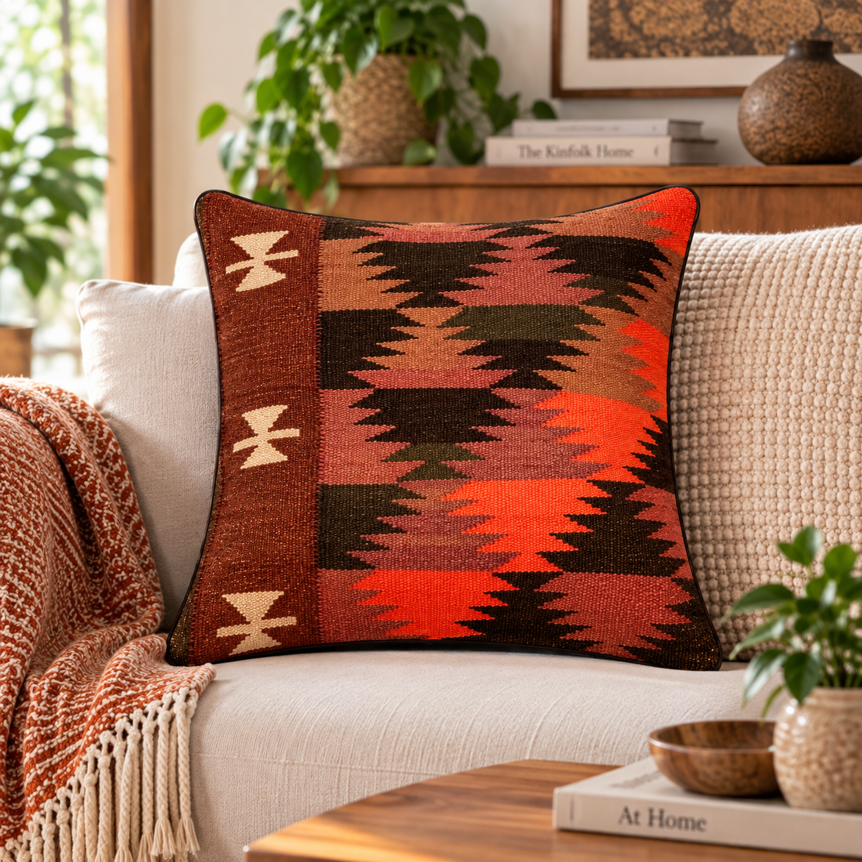 Handmade Traditional Cushion Cover 43 cm X 43 cm AF#378