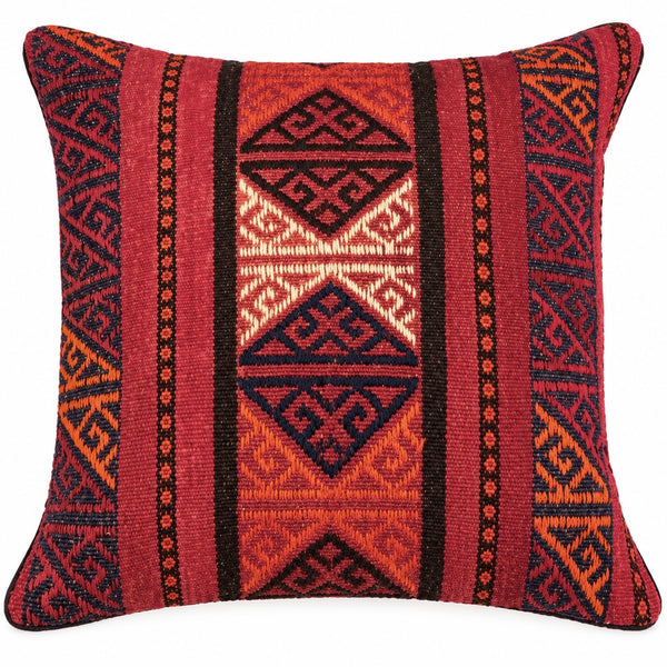 Handmade Traditional Design Afghan Cushion 45 cm x 45 cm  AF#133