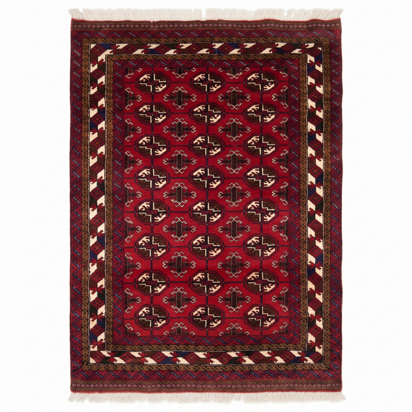 Handmade Afghan Traditional Balochi Rug 195CM x 115CM ES# 1192