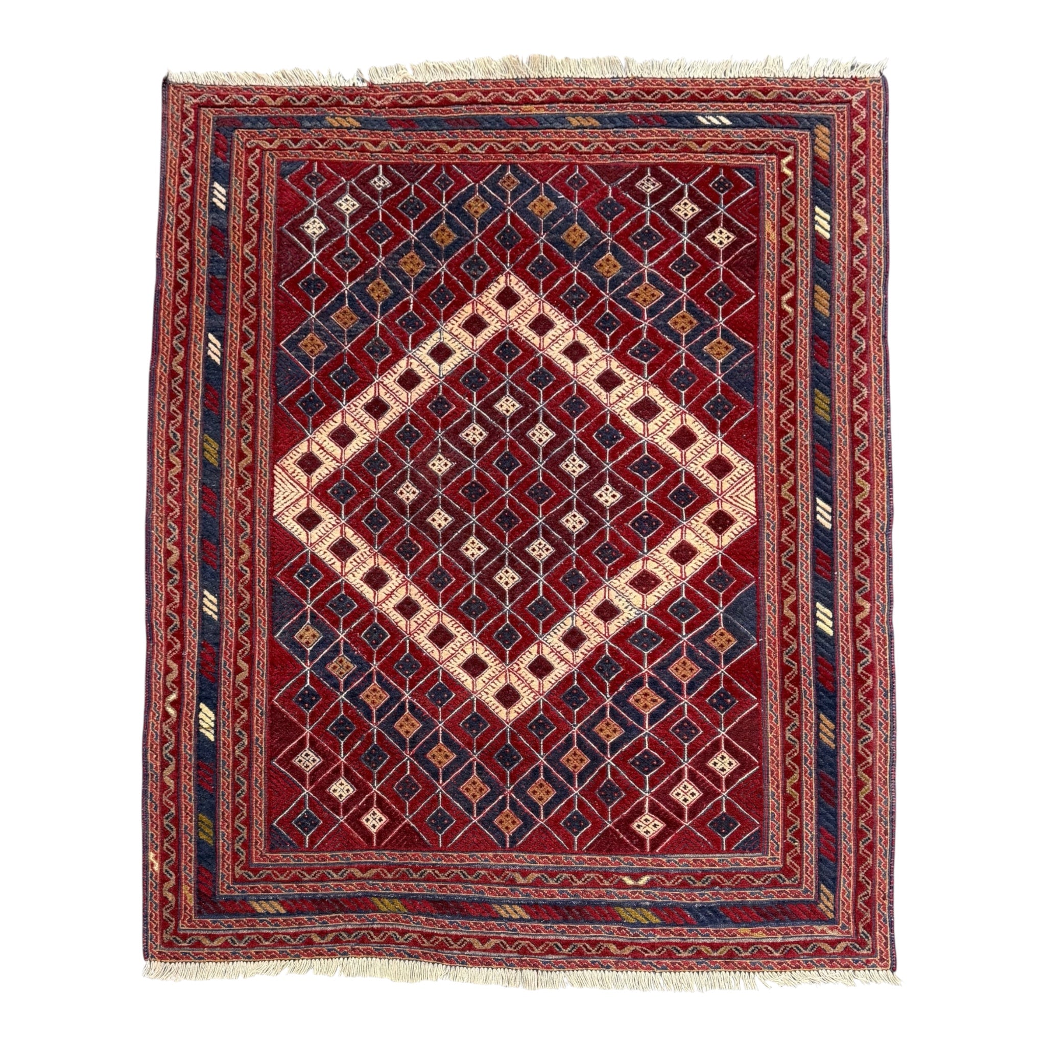 Handmade Afghan Tribal Meshwani Rug, 200 CM x 160 CM 
