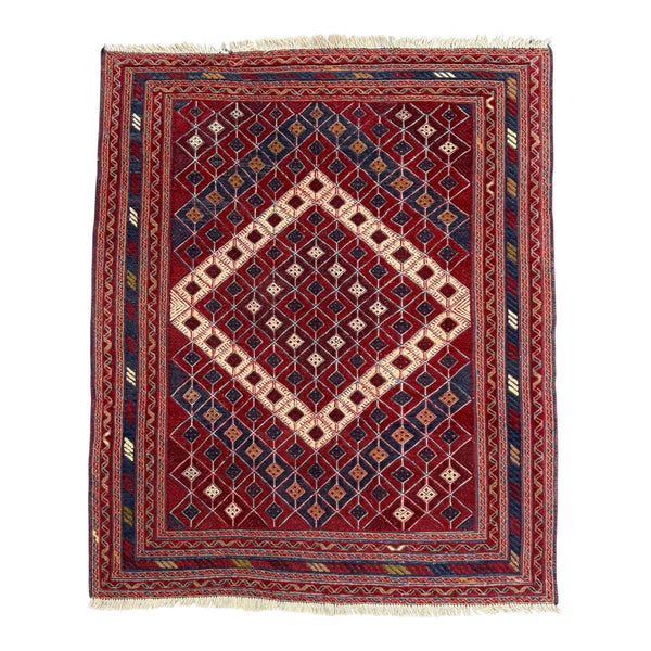 Handmade Afghan Tribal Meshwani Rug, 200 CM x 160 CM 