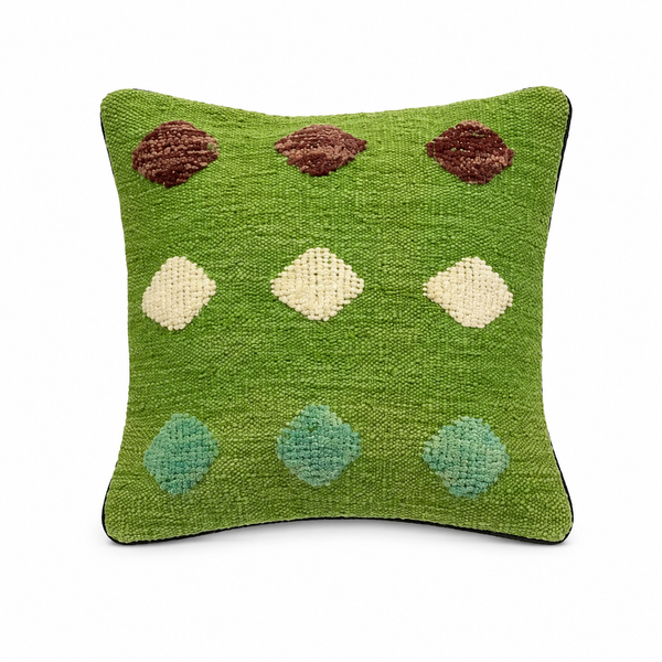 Handmade Modern Kilim Cushion Cover, 45 CM x 45 CM 
