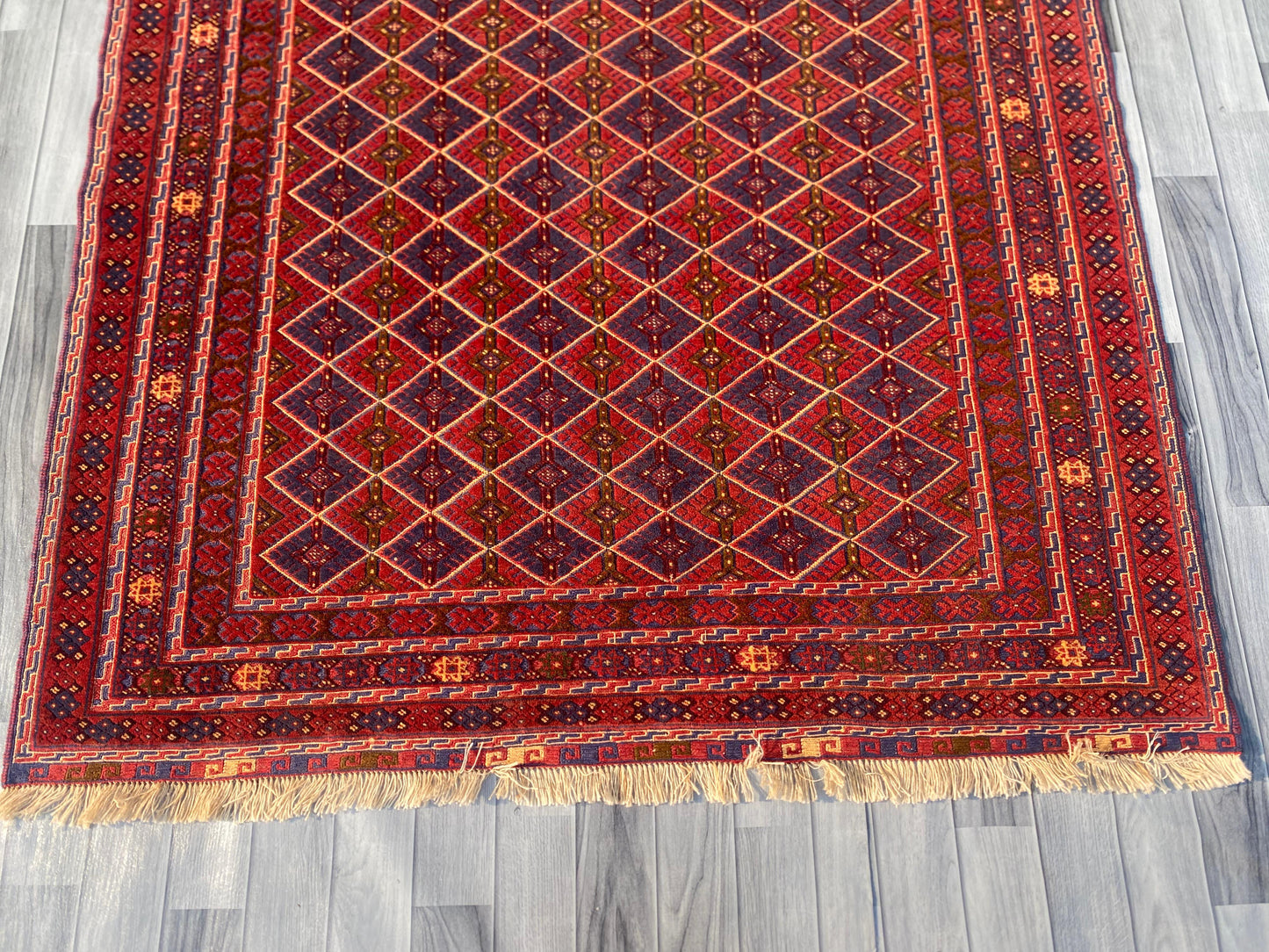(Copy) Handmade Afghan Tribal Meshwani Rug 204x152 cm KAS#775