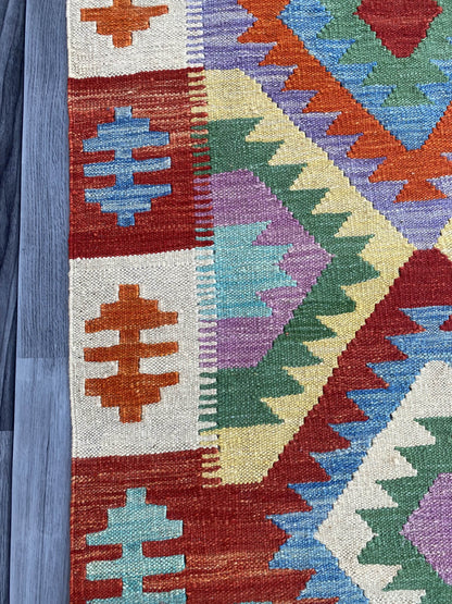 Handmade Flat Weave Kilim Rug ( 487 cm x 84 cm )