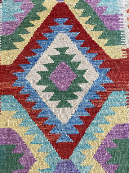 Handmade Flat Weave Kilim Rug ( 487 cm x 84 cm )