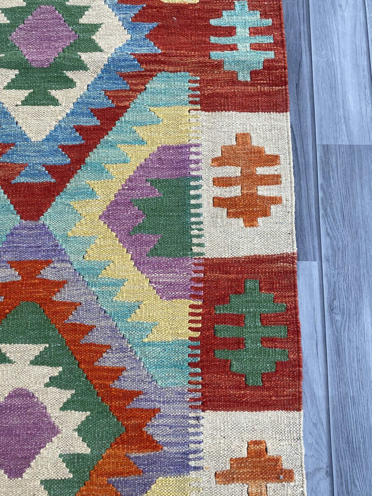 Handmade Flat Weave Kilim Rug ( 487 cm x 84 cm )
