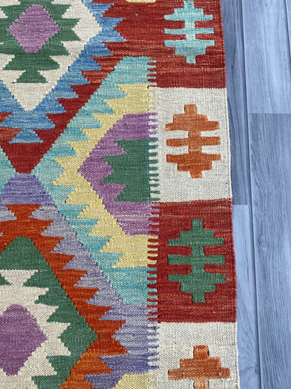Handmade Flat Weave Kilim Rug ( 487 cm x 84 cm )