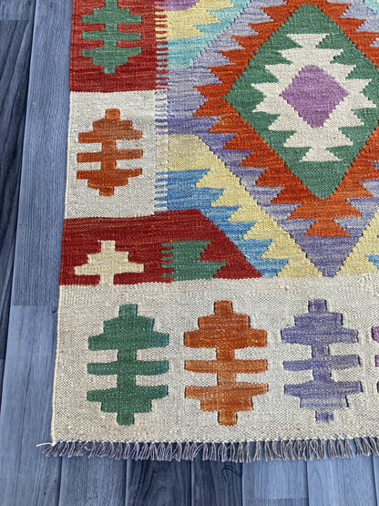 Handmade Flat Weave Kilim Rug ( 487 cm x 84 cm )