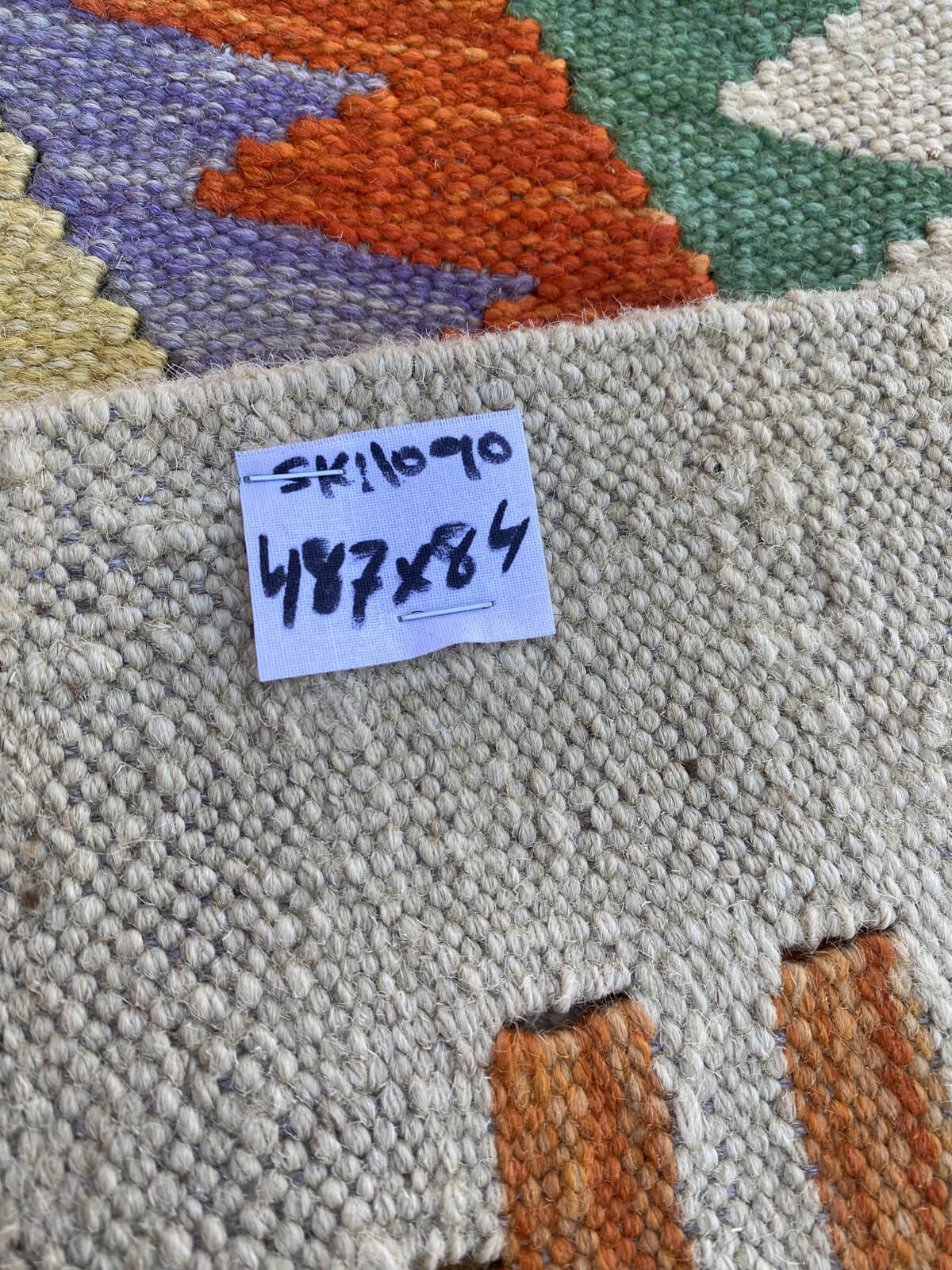 Handmade Flat Weave Kilim Rug ( 487 cm x 84 cm )