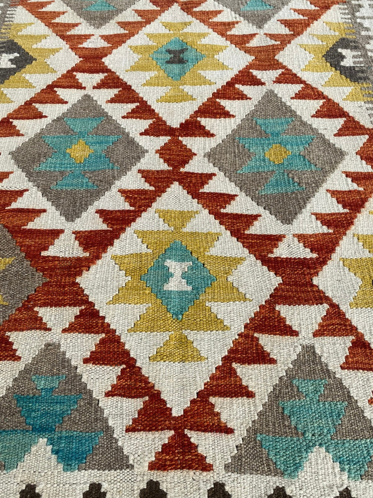 Handmade Afghan Chobi Kilim Rug 200  CM x  150 CM  SS # 130