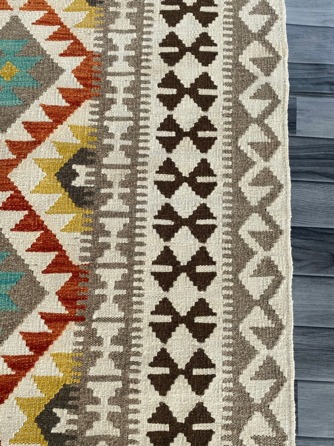 Handmade Afghan Chobi Kilim Rug 200  CM x  150 CM  SS # 130