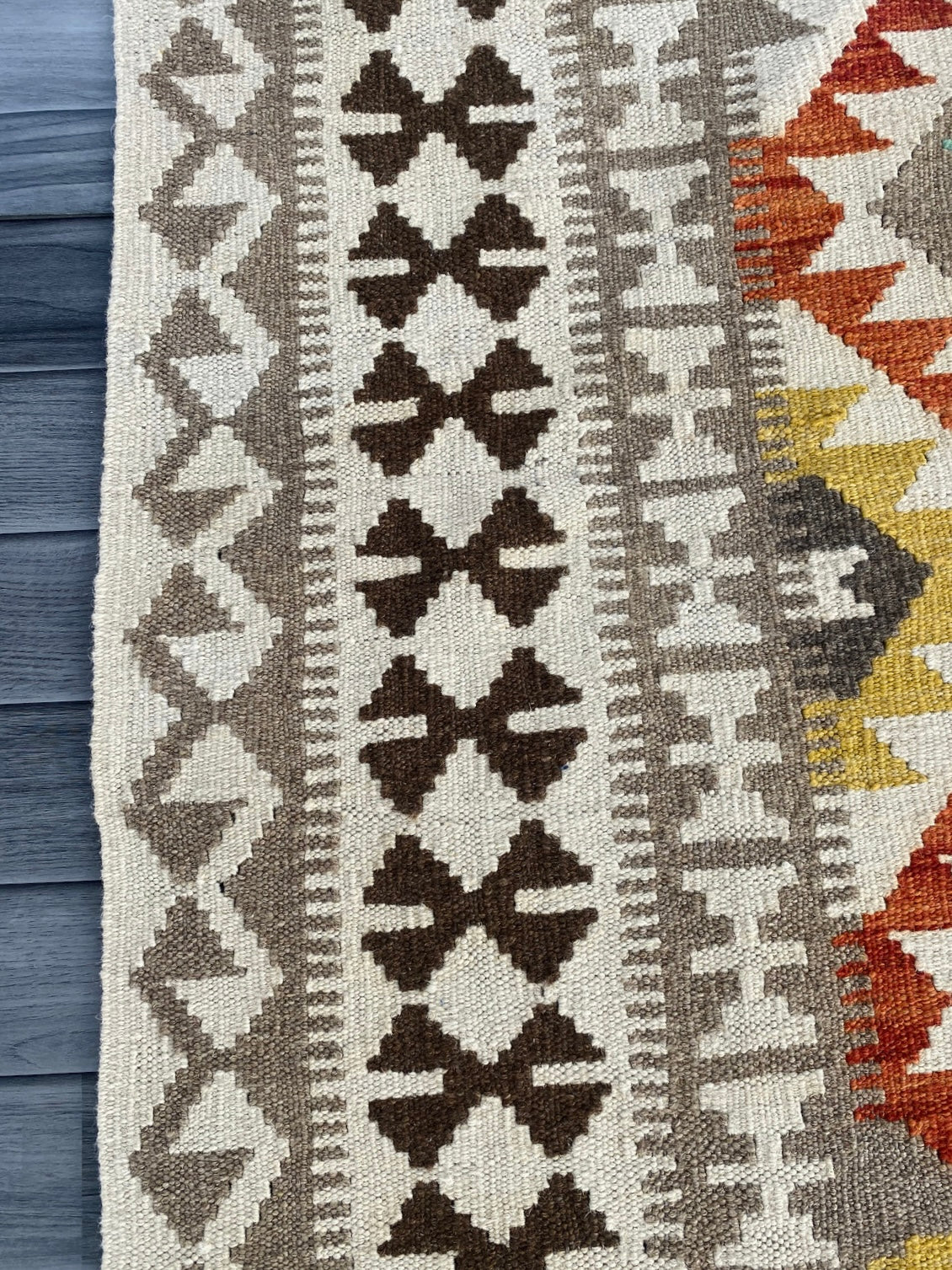 Handmade Afghan Chobi Kilim Rug 200  CM x  150 CM  SS # 130