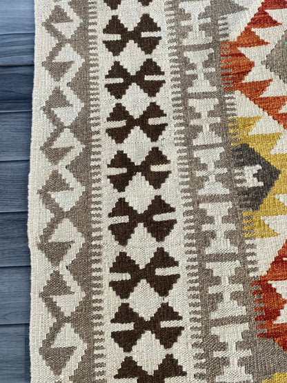 Handmade Afghan Chobi Kilim Rug 200  CM x  150 CM ( SS # 130)
