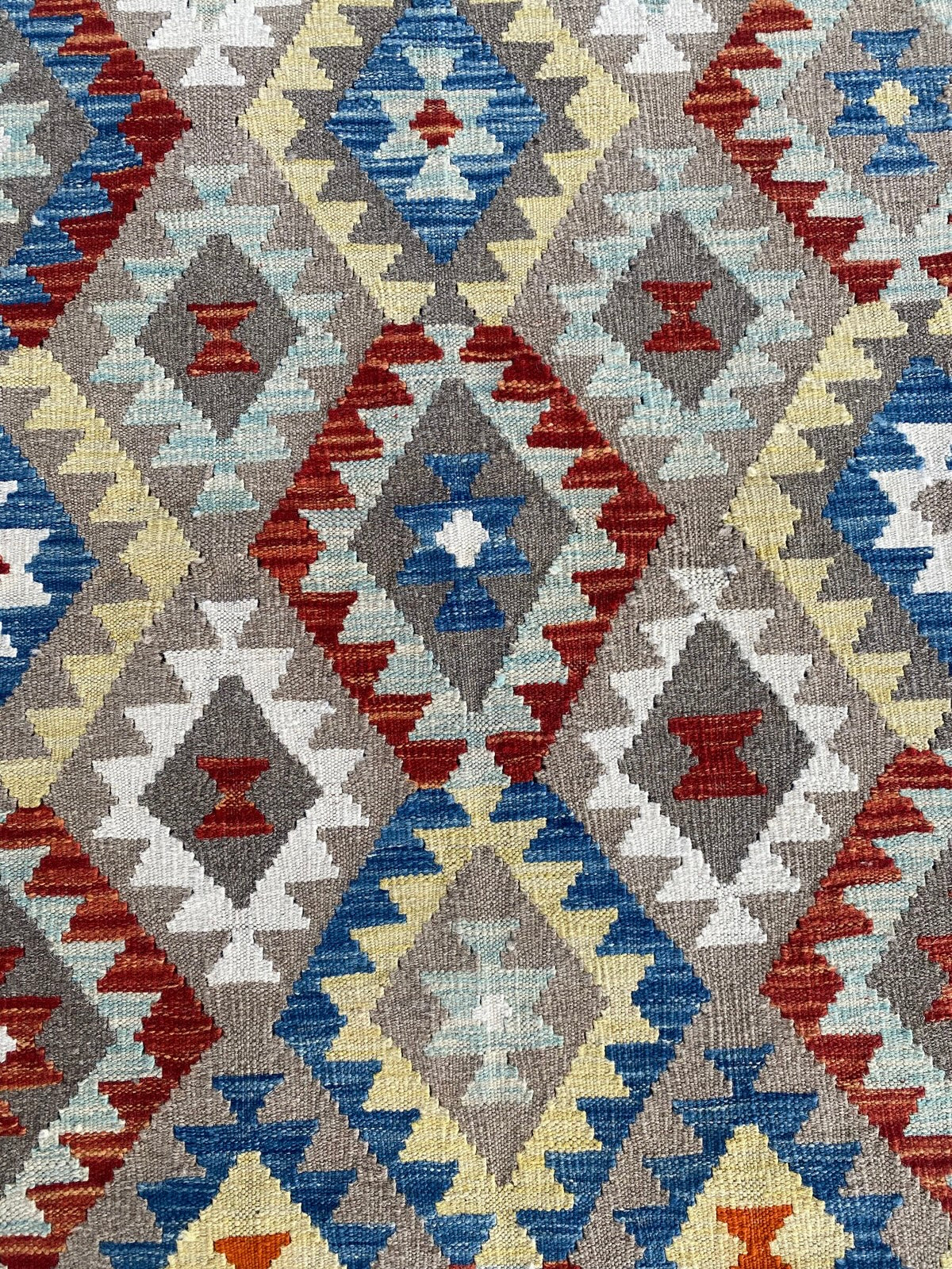 Handmade Afghan Chobi Kilim Rug 194  CM x  149 CM ( SS # 129 )
