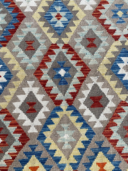 Handmade Afghan Chobi Kilim Rug 194  CM x  149 CM ( SS # 129 )