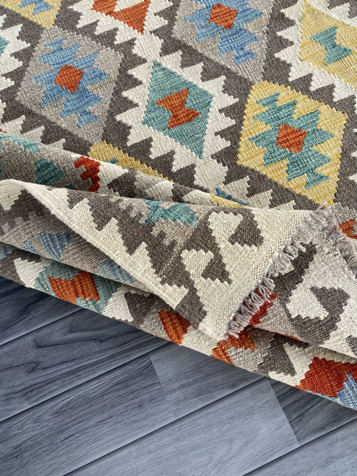 Handmade Afghan Chobi Kilim Rug 200  CM x  150 CM  SS # 128