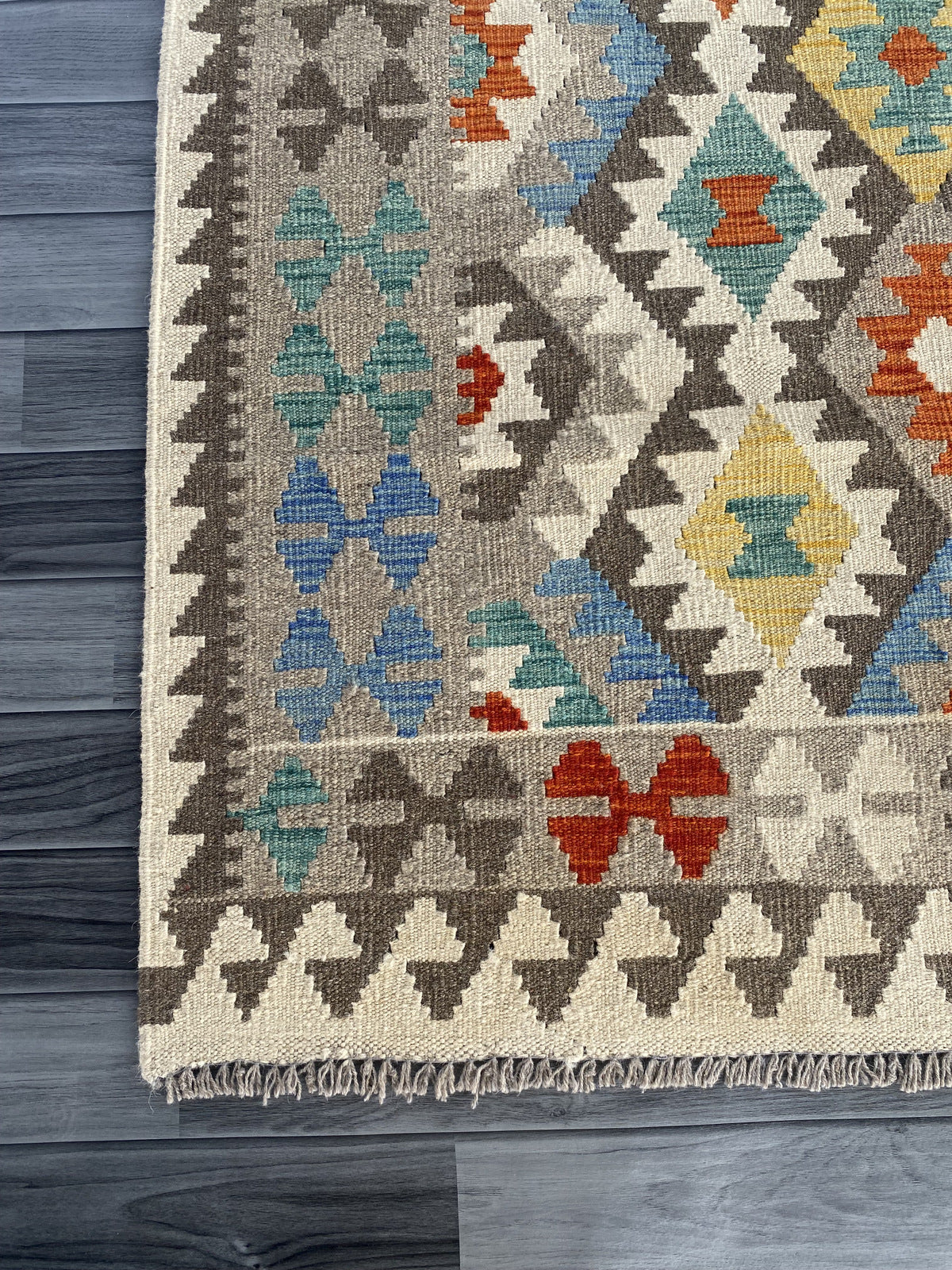 Handmade Afghan Chobi Kilim Rug 200  CM x  150 CM  SS # 128